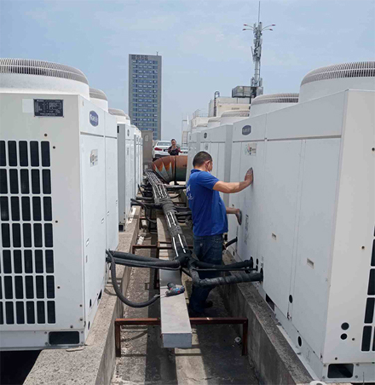 措美中央空调制热和不制冷系统维修方法