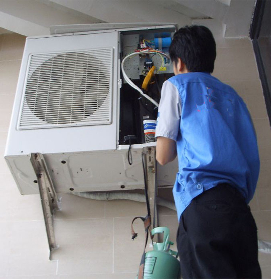 措美空调开机无反应维修